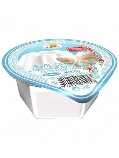 Желе сметаное "Венский завтрак" пломбир 140г*12 пл/ст Минск МЗ №1 Желе сметаное "Венский завтрак" пломбир 140г*12 пл/ст Минск МЗ №1